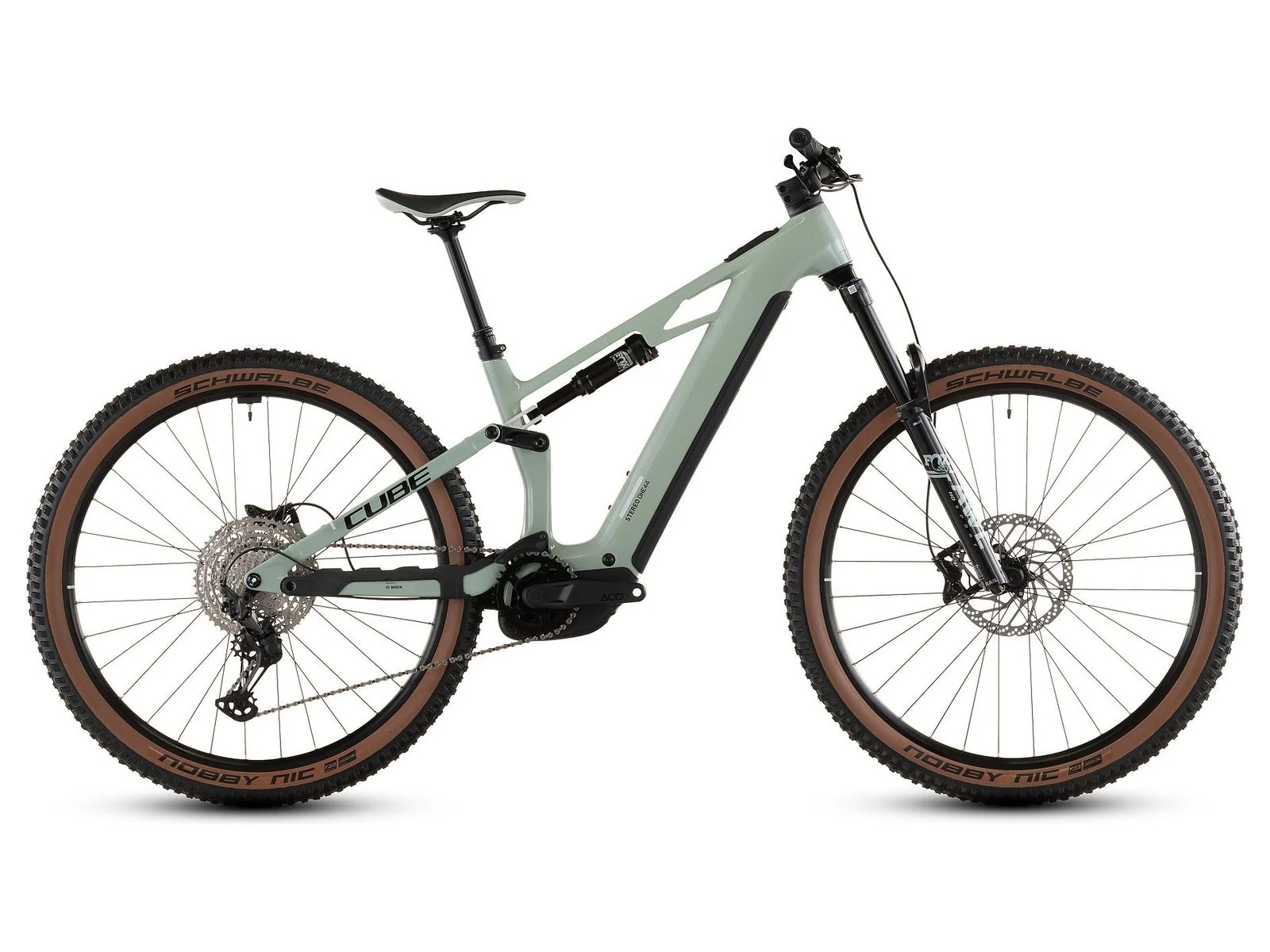 Cube Stereo Hybrid ONE44 Race electric mountain bike — Bosch Performance CX