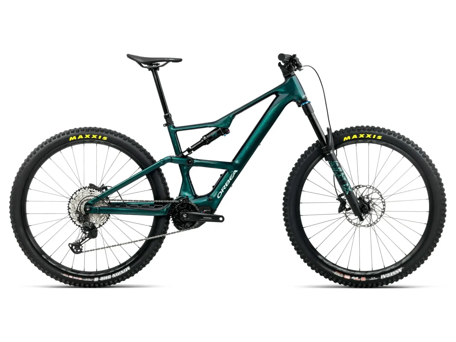 Orbea Rise LT H10 electric mountain bike — Shimano EP801-RS