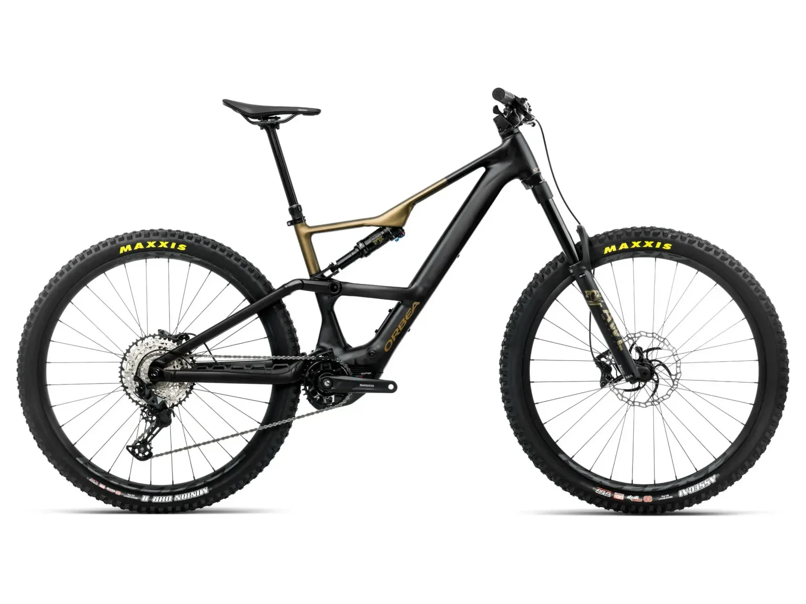 Orbea Rise LT H20 electric mountain bike — Shimano EP801-RS